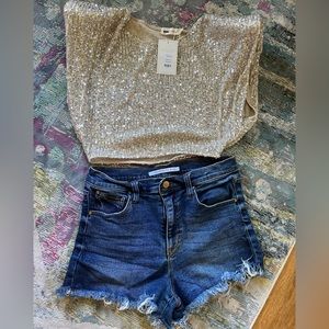 Sequin Crop Top Nova Vintage